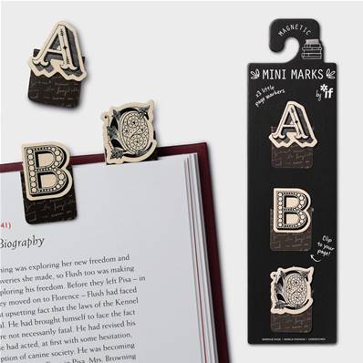 MARQUE PAGES MAGNETIQUE X3 - LETTRES