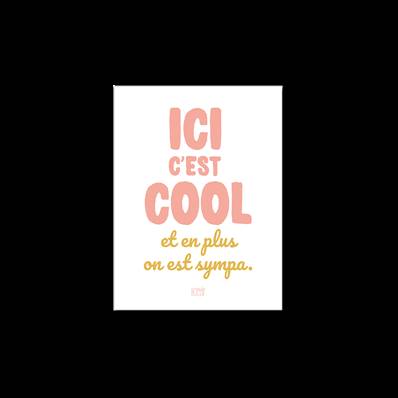 AFFICHE AGE ICI C'EST COOL