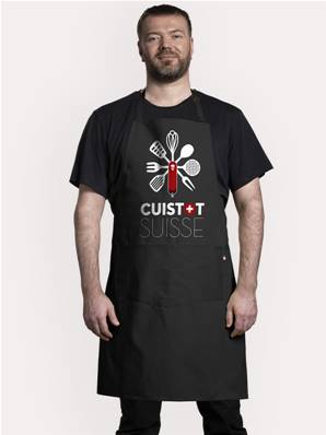TABLIER ADULTE CUISTOT SUISSE NOIR