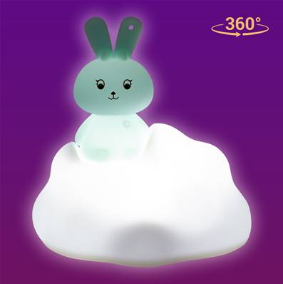 VEILLEUSE LAPIN NUAGE GM - 8136