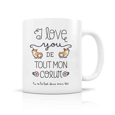 MUG + BOITE I LOVE YOU