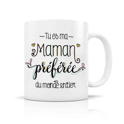 MUG + BOITE TU ES MA MAMAN PREFEREE