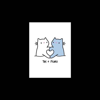 AFFICHE AGE CHAT TOI + MIAOU