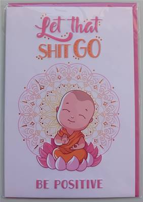 CARTE A5 + ENVELOPPE BE POSITIVE