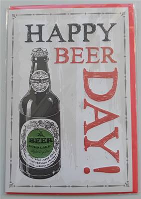 CARTE A5 + ENVELOPPE HAPPY BEER DAY