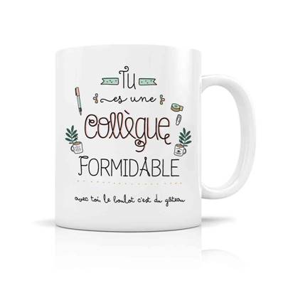 MUG + BOITE TU ES UNE COLLEGUE FORMIDABLE