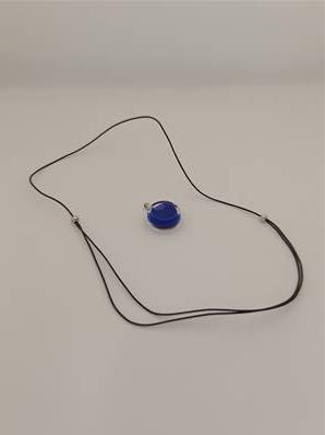 Pendentif collier souple Cachou Milk Petit Modèle Bleu foncé