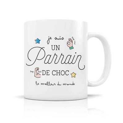 MUG + BOITE JE SUIS UN PARRAIN DE CHOC